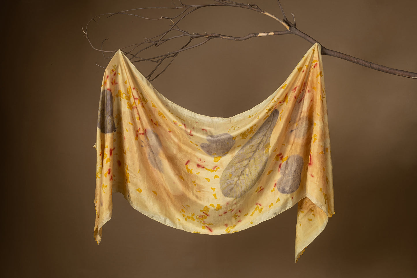 Early Sun Habutai Silk Stole / Scarf