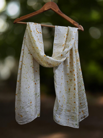 Petal Dust Habutai Silk Stole / Scarf