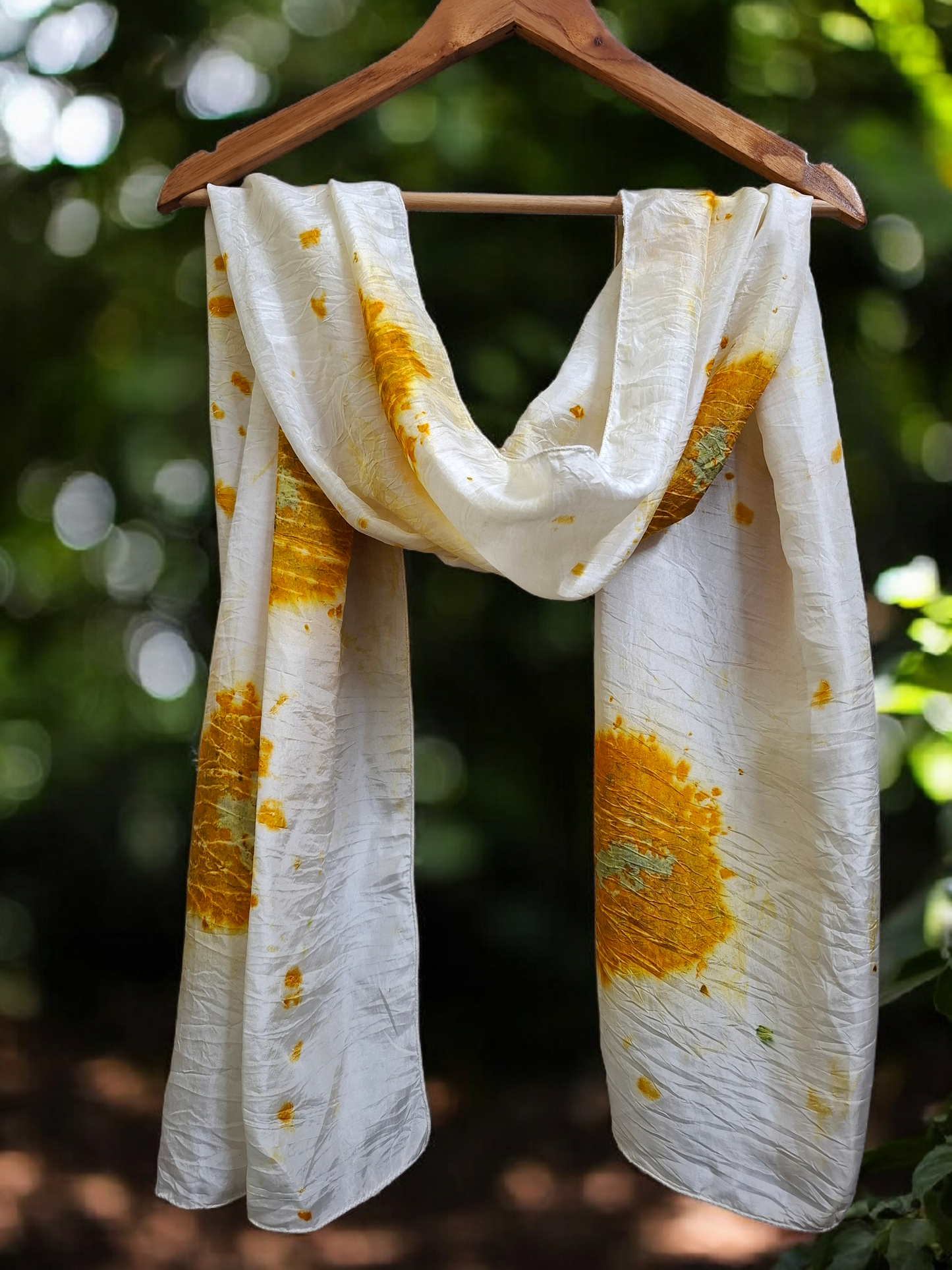 Wild Sun Habutai Silk Stole / Scarf
