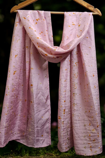 Flora Mist Habutai Silk Stole / Scarf