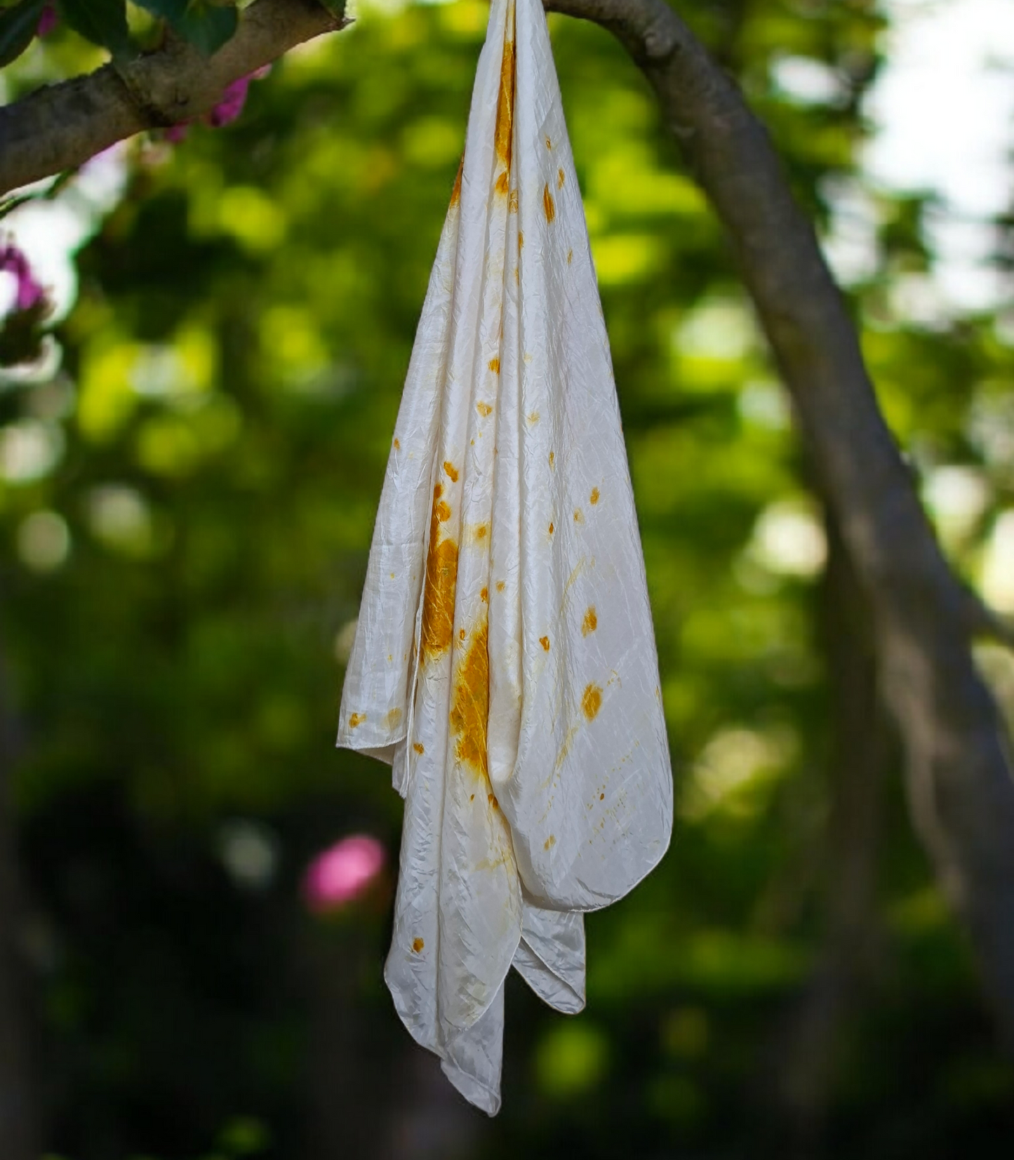 Wild Sun Habutai Silk Stole / Scarf