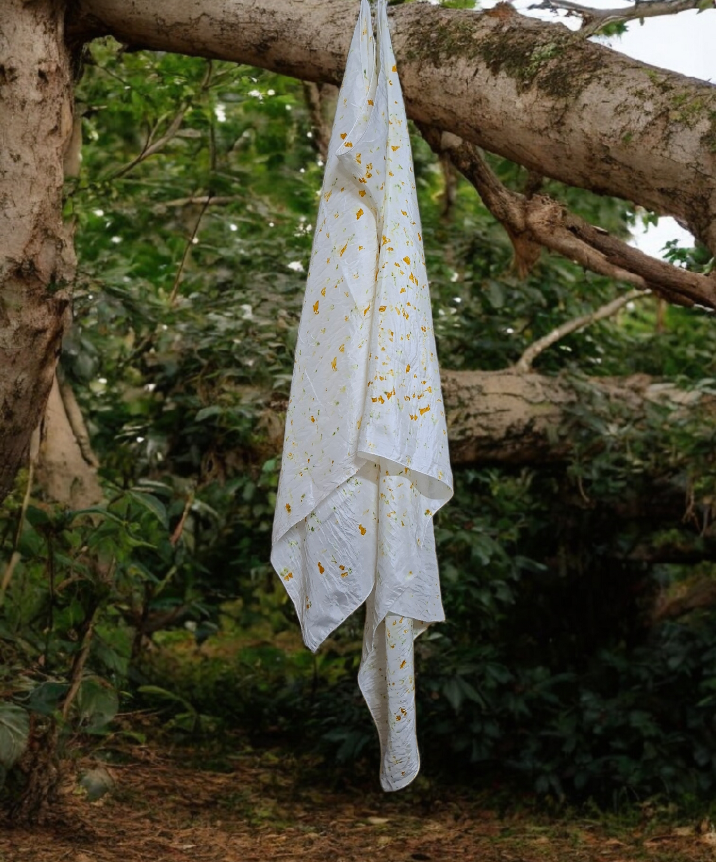 Petal Dust Habutai Silk Stole / Scarf
