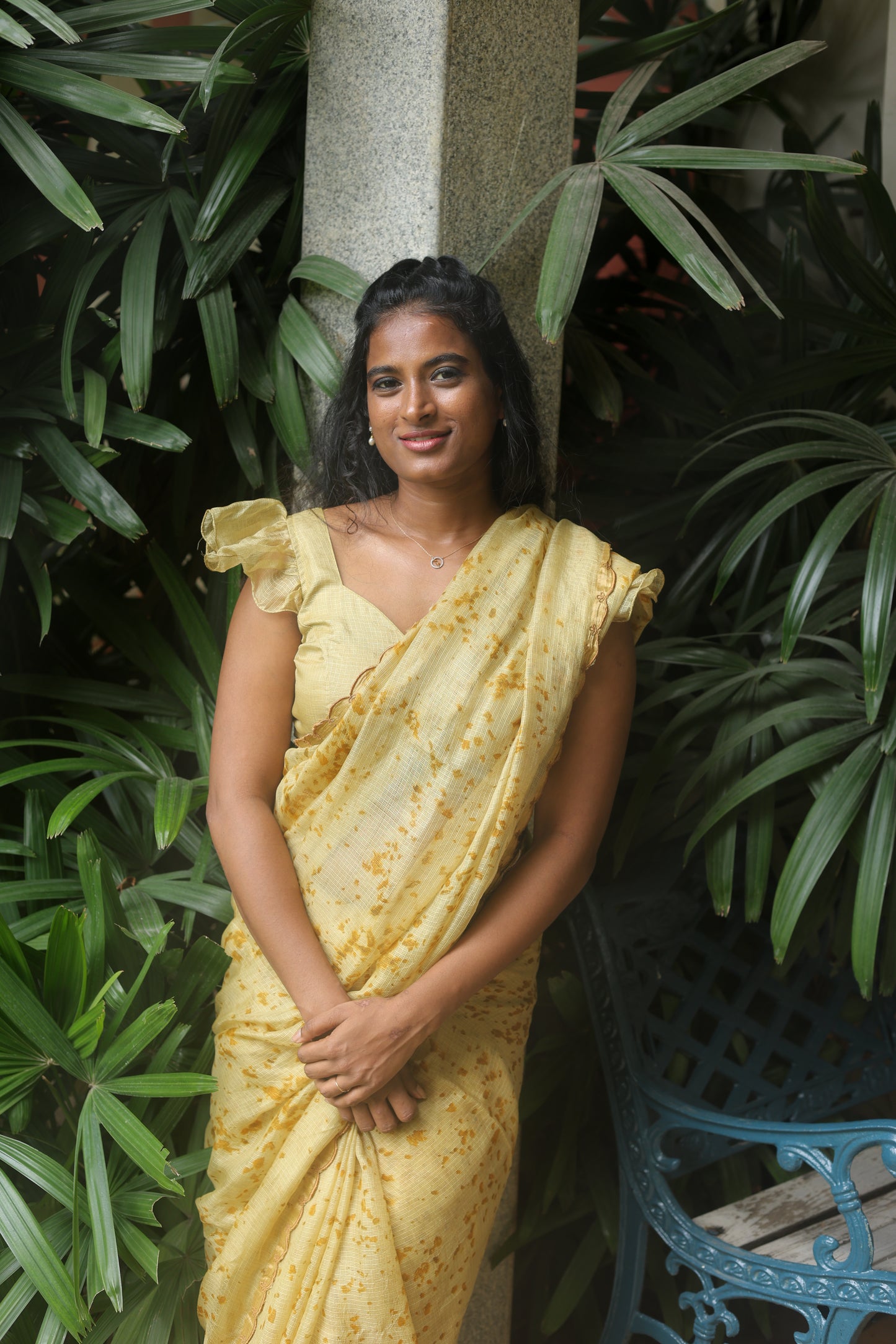 Meet Suvana — Naturally Dyed & Eco-Printed Pure Kota Silk Saree
