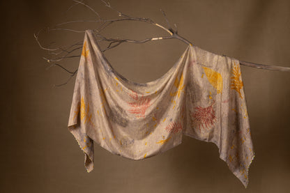 Dusk Light Habutai Silk Stole / Scarf