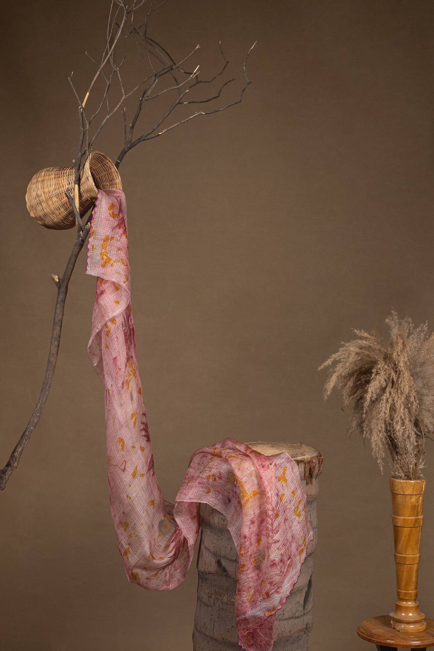 Bloom Aura Kotta silk stole scarf