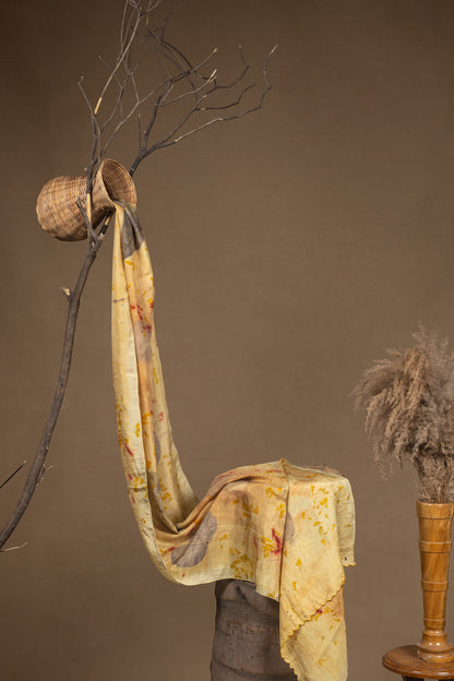 Early Sun  Habutai Silk Stole / Scarf