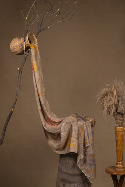 Dusk Light Habutai Silk Stole / Scarf