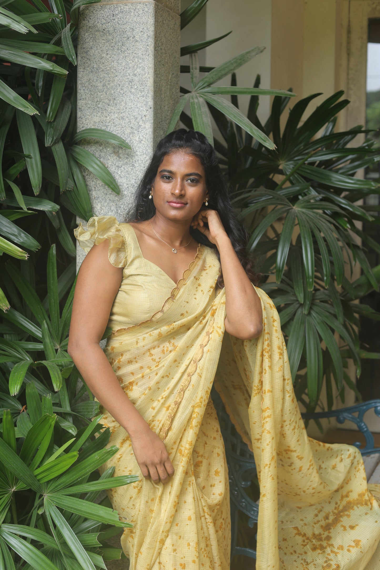 Meet Suvana — Naturally Dyed & Eco-Printed Pure Kota Silk Saree