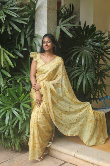 Meet Suvana - Ecoprinted Kota Silk Saree