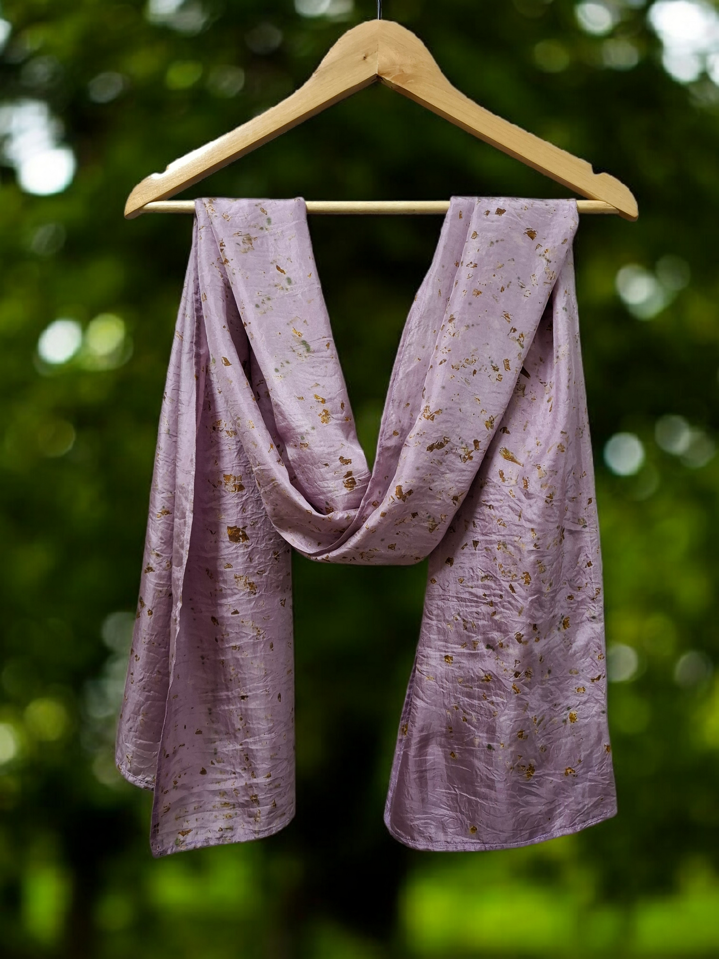 Lilac Veil Habutai Silk Stole / Scarf