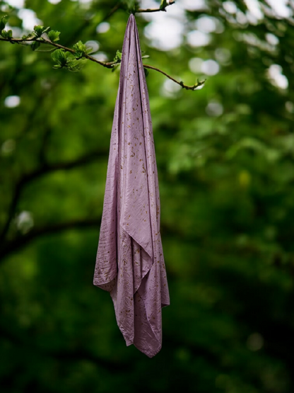 Lilac Veil Habutai Silk Stole / Scarf