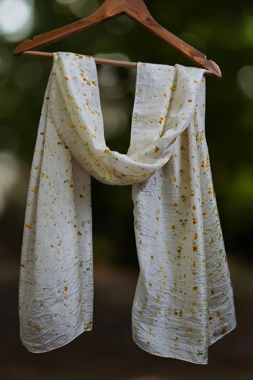 Petal Dust Habutai Silk Stole / Scarf